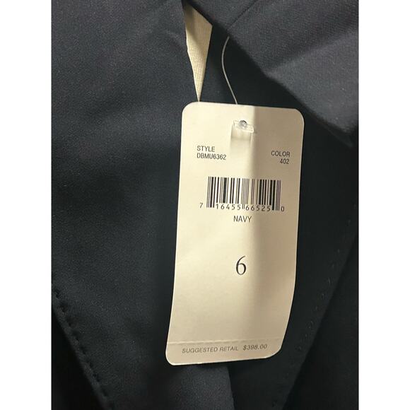 Carmen Marc Valvo Women's Black Beaded Blazer and Skirt Set, Size 6 - Picture 6 of 10